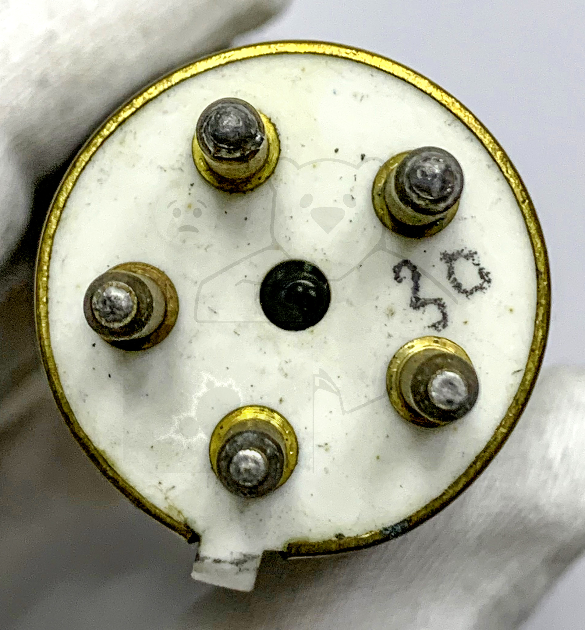 Röhren mit: Poströhre, 5pol.